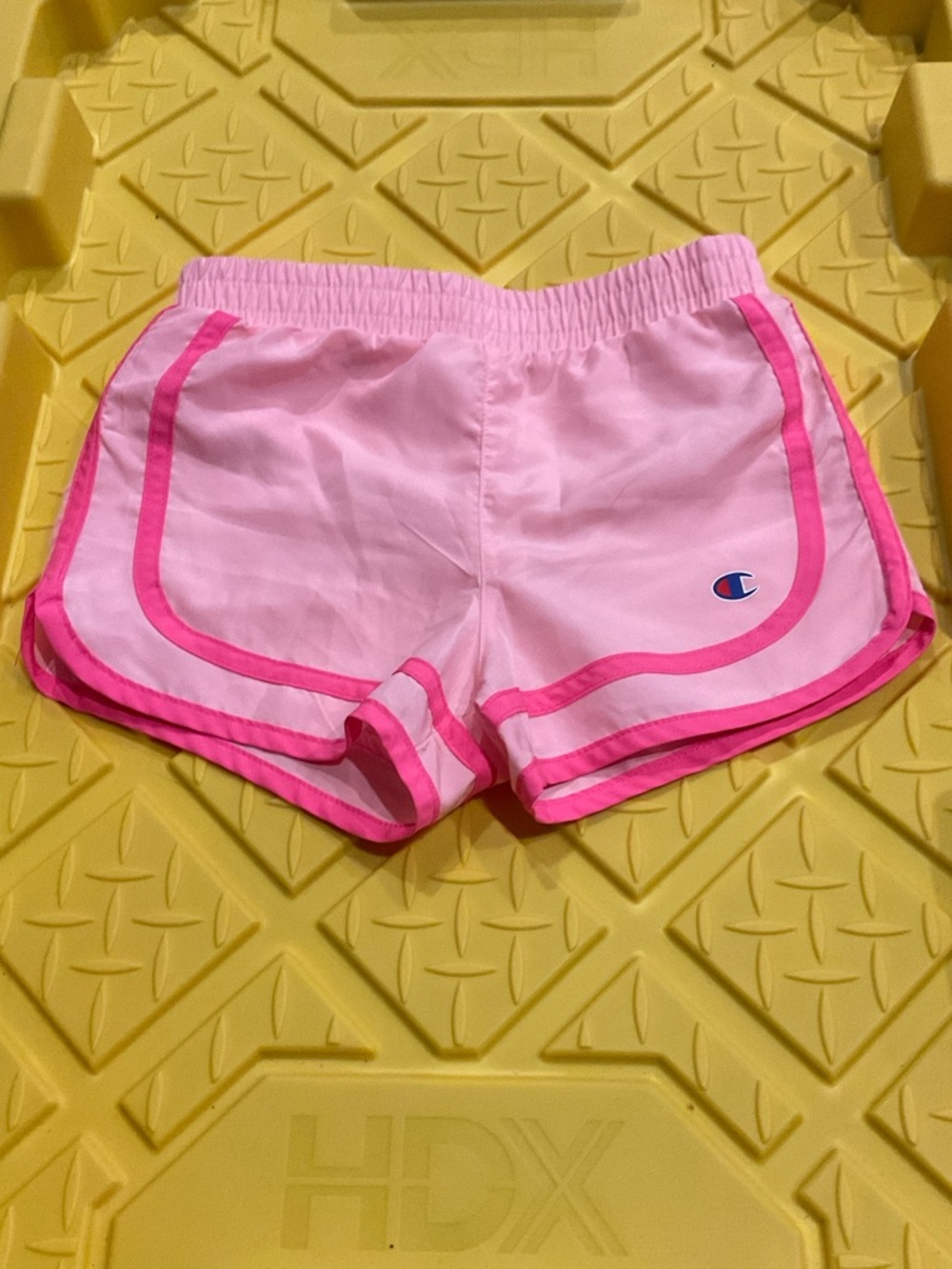 Champion Pink Shorts with Hot Pink Trim